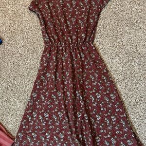 Floral Print Women's Dress